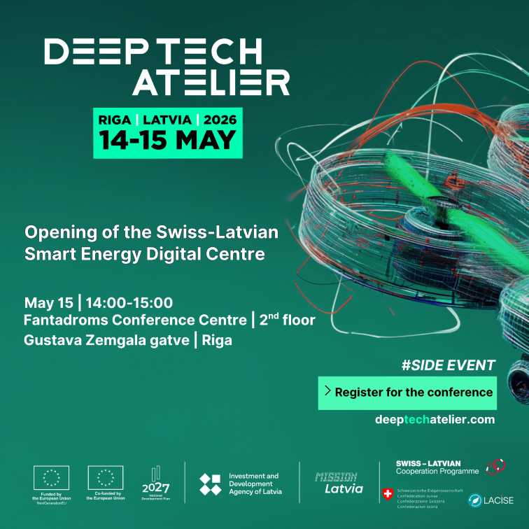 Deep Tech Atelier 2026 smart energy digital centre opening campaign artwork